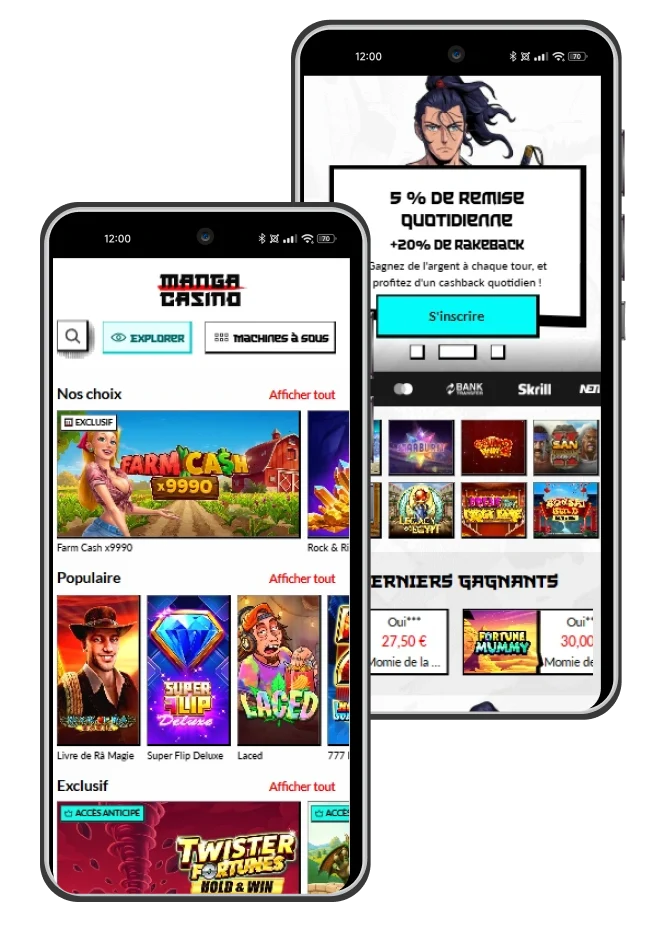 mania casino version mobile